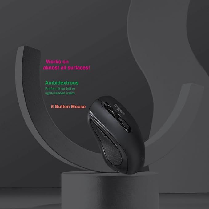 Fingers Duo-Recharge Keyboard Mouse ( Wireless) - Image 2