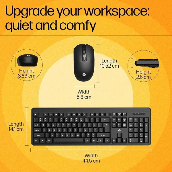 HP Wireless Keyboard and Mouse 300 - Image 3