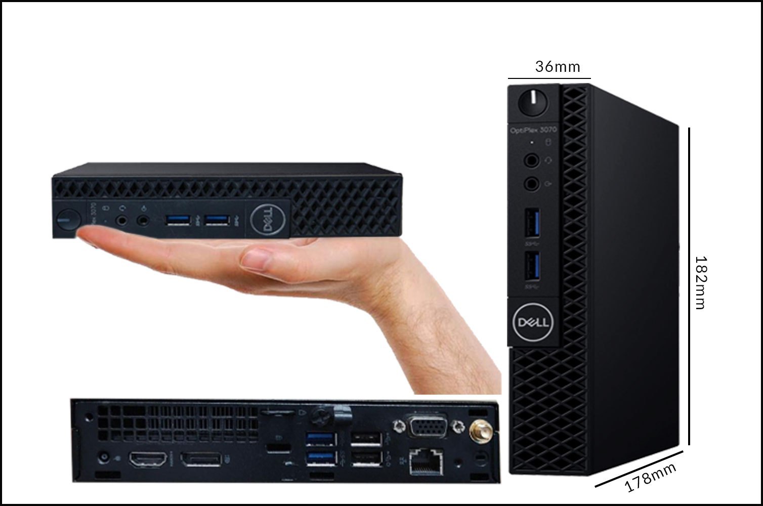 (Refurbished) Dell Optiplex 5060 Micro Tower - Image 3