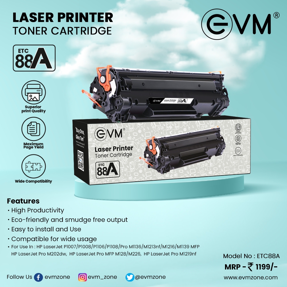 Laser Printer Toner Cartridge 88A - Image 4